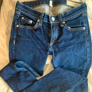 Dark Blue Skinny Jeans size 24